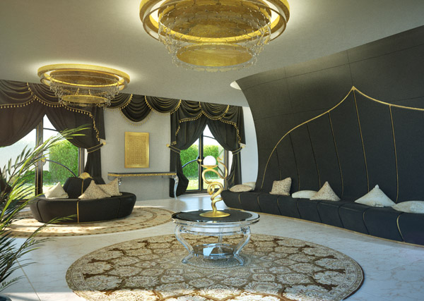 Exagon Design Interior Luxury Ambassy Kuwait