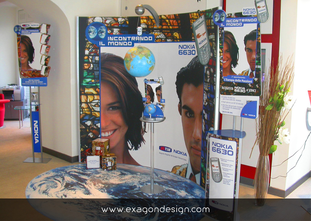 Area Corner Promo Nokia Exagon Design