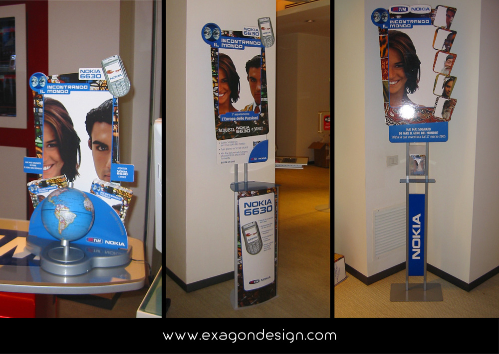 Area Totem Promo Nokia Exagon Design