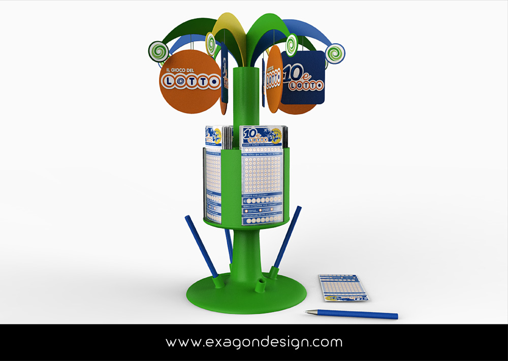 Espositore_Da_Banco_Funzionale_LottoMatica_exagon_design_02
